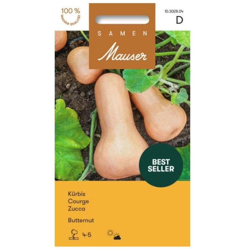 Samen Mauser Kürbis Butternut (5g)