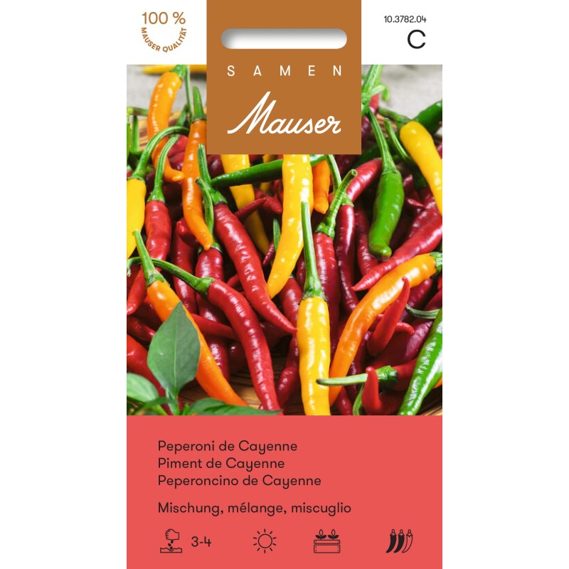 Samen Mauser Peperoni de Cayenne Mischung (1g)