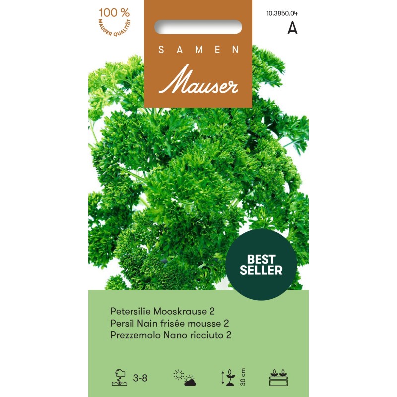 Samen Mauser Petersilie Mooskrause 2 (5g)