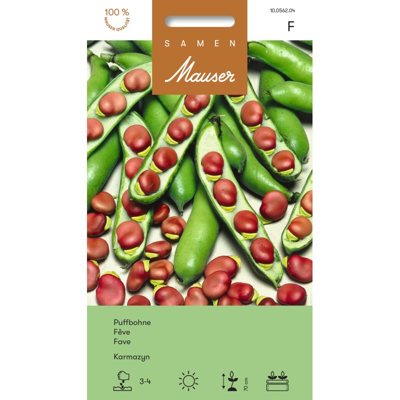 Samen Mauser Puffbohne Karmazyn (50g)