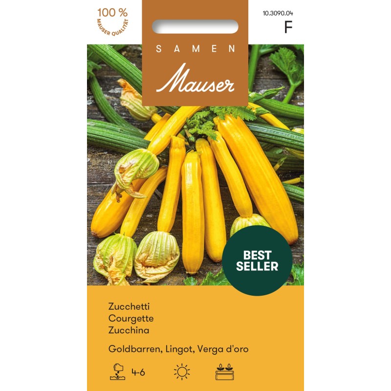 Samen Mauser Zucchetti Goldbarren (2.5g)