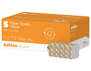Satino HiCycle Paper Towel 25x32cm PT3 System C-Fold Recycled 2-ply bright white (3072 pcs)