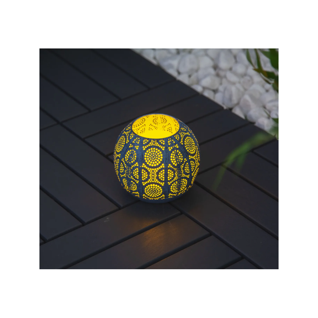 Schönenberger Solar-Aussenleuchte ARNEB in Kerzenoptik, blau (1 Stk)