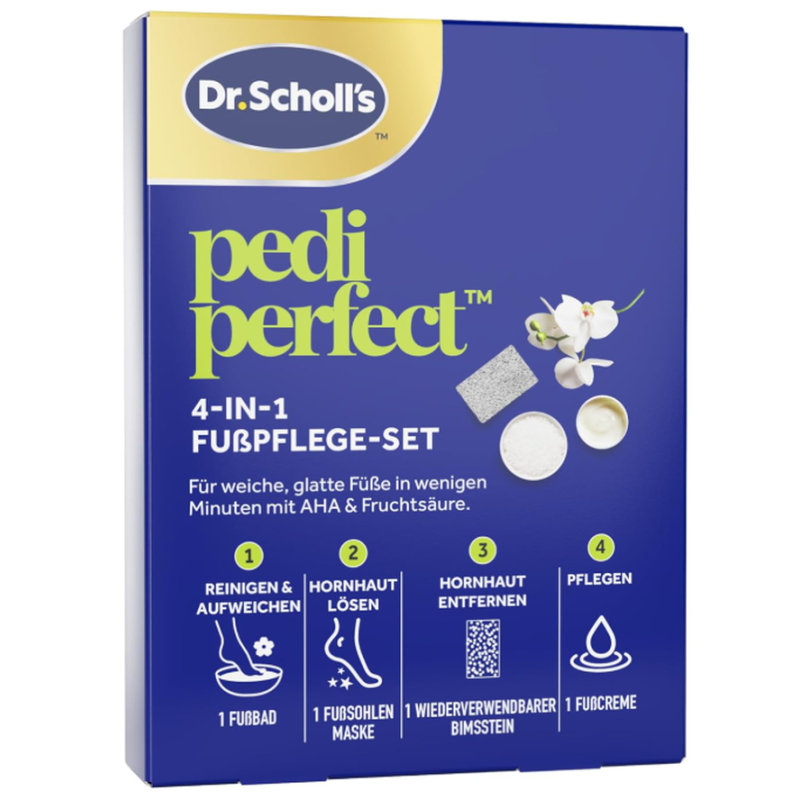 Scholl pedi perfect 4-in-1 Fusspflege-Set (4-teilig)