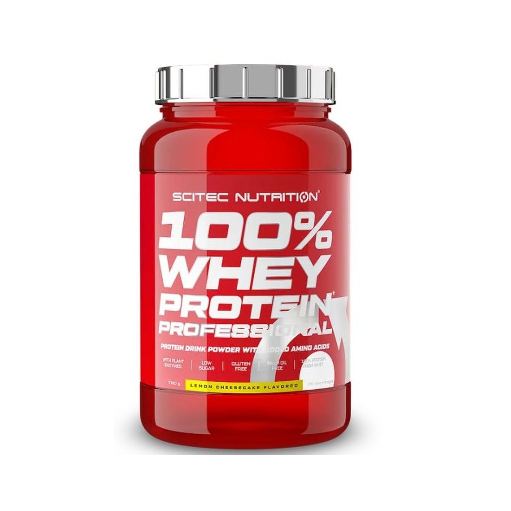 Scitec Nutrition 100% Whey Protein Professional, Lemon Cheese Cake (780g)