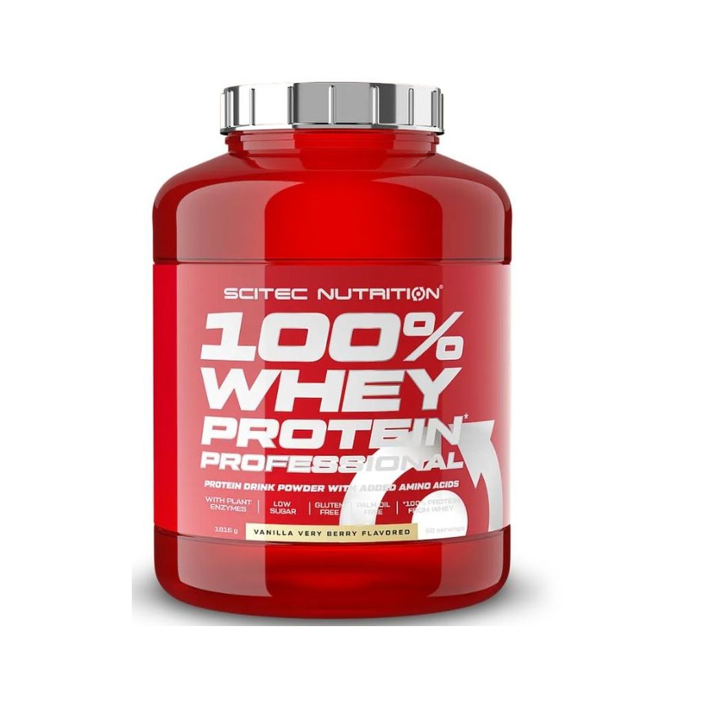 Scitec Nutrition Whey Protein Professional, Vanilla Berries (1.8kg)
