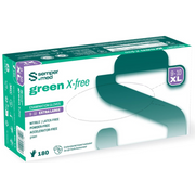 sempermed green X-free Nitril-Untersuchungshandschuh XL, Handumfang 23-25cm (180 Stk)
