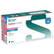 sempermed Latex Comfort Untersuchungshandschuhe, Grösse M, steril, Handumfang 18-20cm (100 Stk)