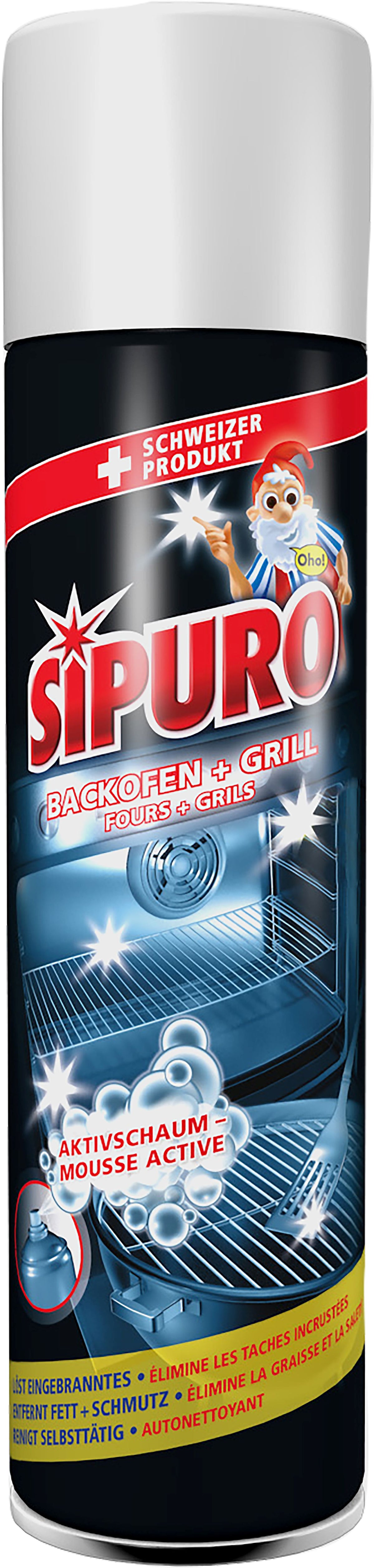 SIPURO Backofen & Grill Reiniger Aktivschaum (500ml)