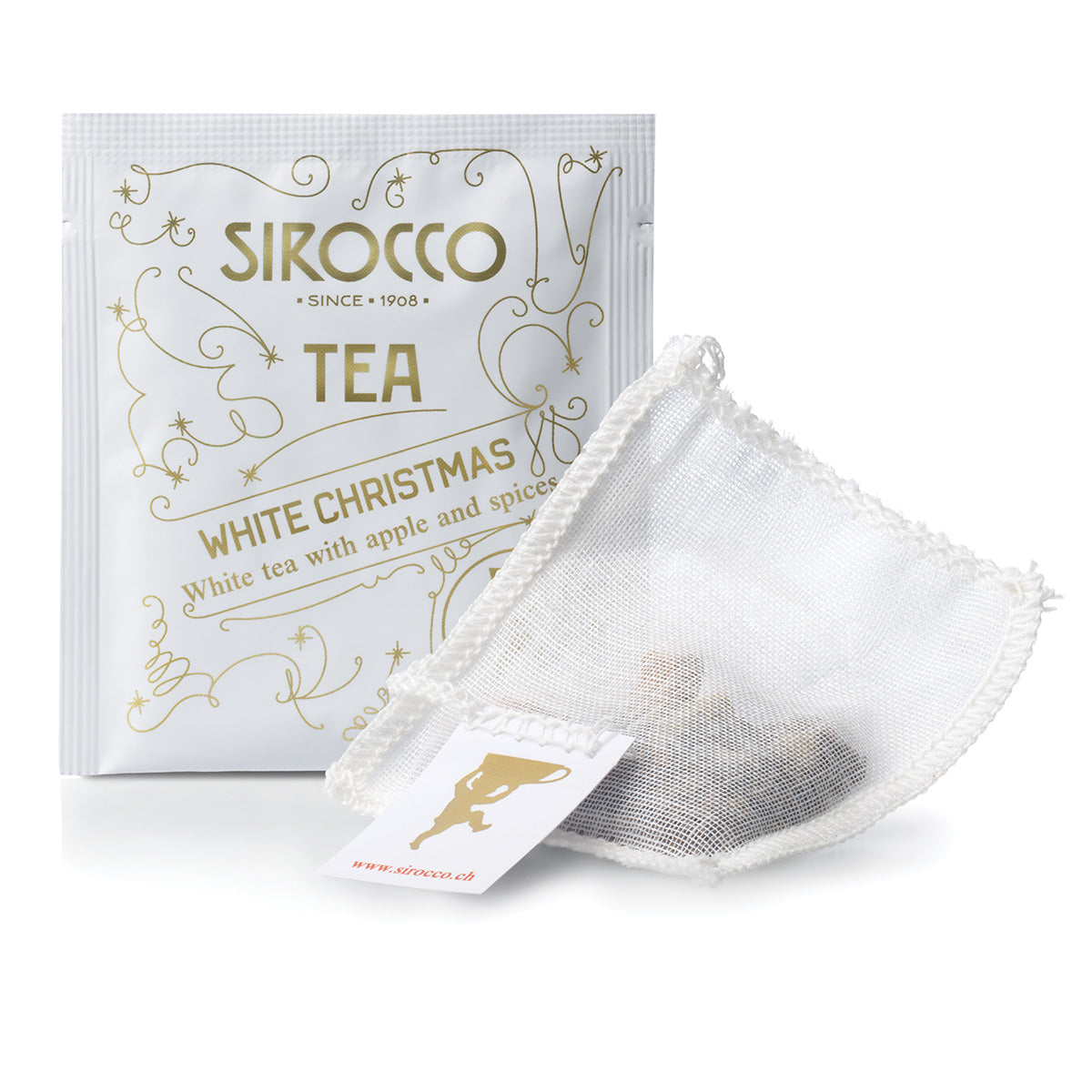 Sirocco White Christmas Tee Bio (20 Stk)