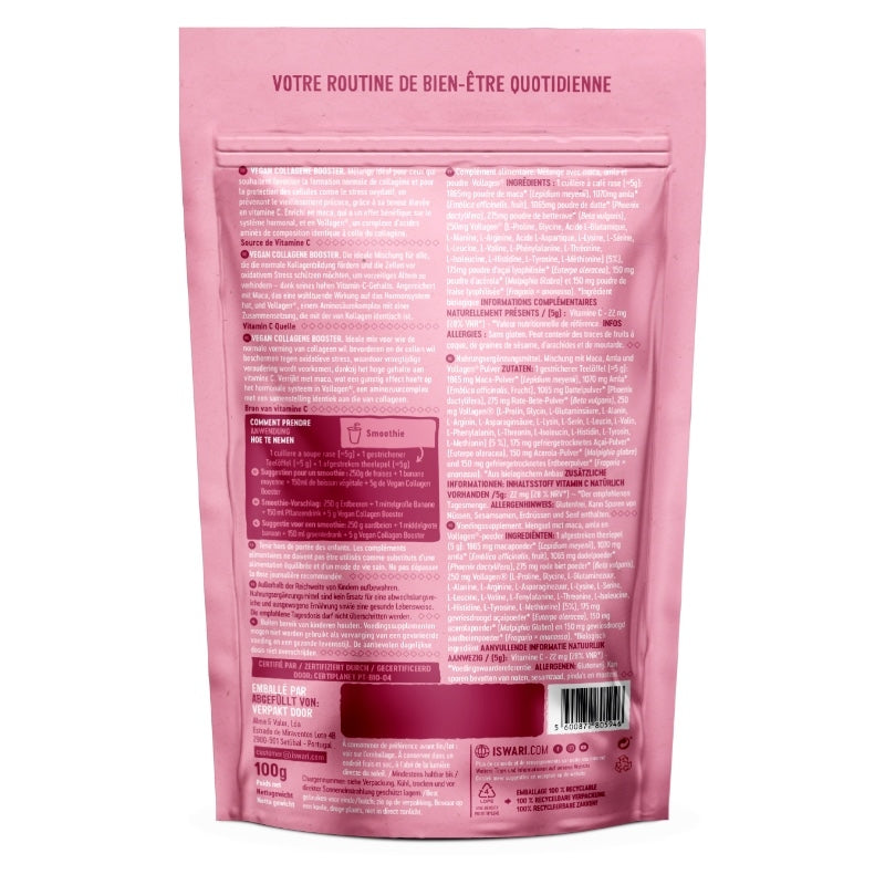 ISWARI Smoothie Boost Vegan Collagen Bio (8 Stk)