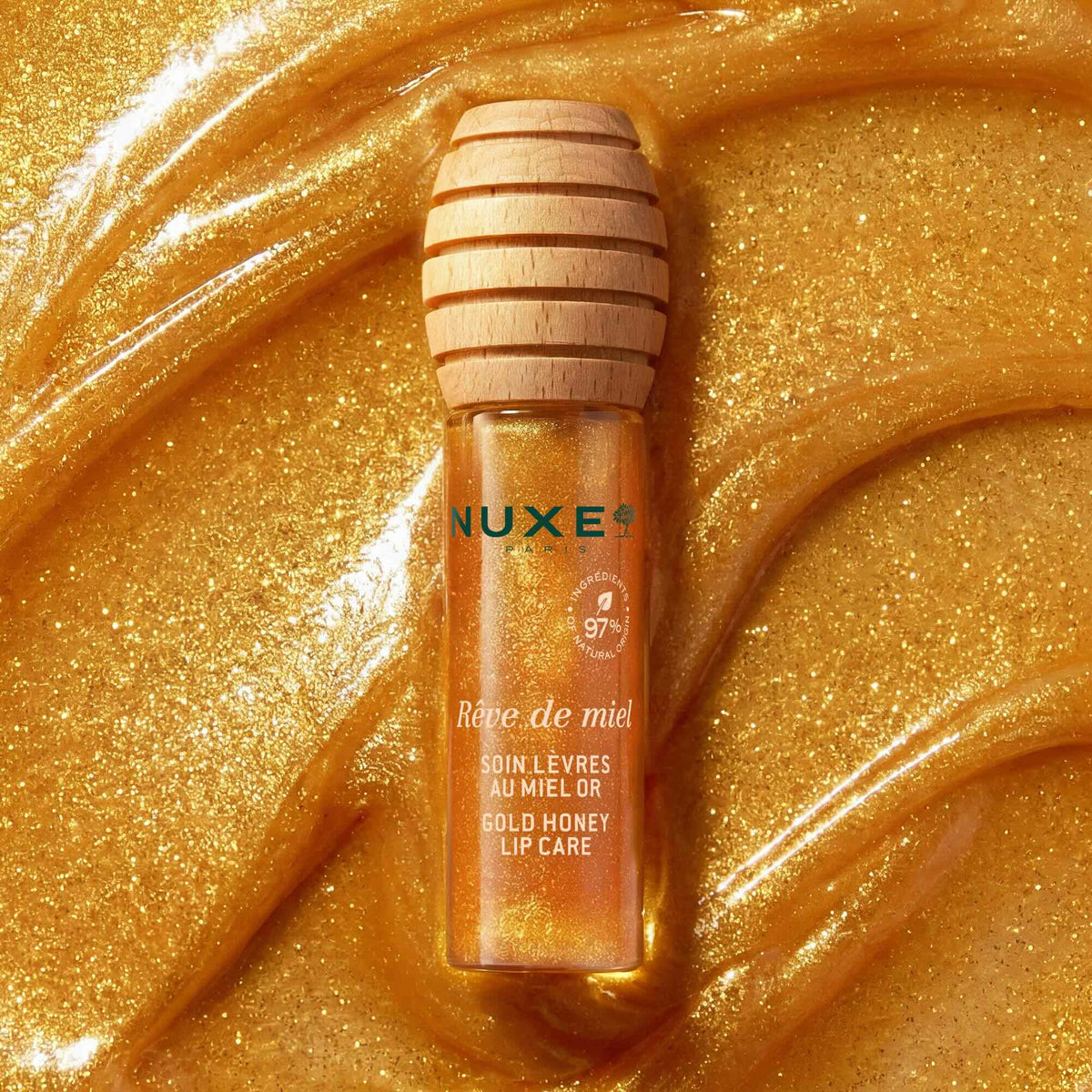 NUXE Rêve de Miel Honig-Lippenpflege Gold (10ml)