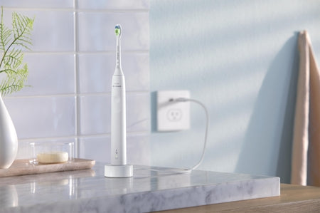 Philips Sonicare Series 4100 elektrische Schallzahnbürste HX3683/33 Weiss (1 Stk)