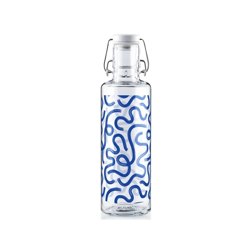Soulbottle Loopy Waves mit Tragegriff, 0.6 Liter (1 Stk)