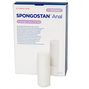 Spongostan Anal Gelatineschwamm 8 x 3cm (5 Stk)