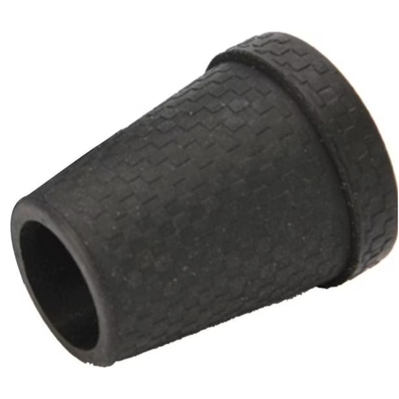 SUPAIR Stockkapsel mit Stahleinlage, 18/19mm, schwarz (1 Stk)