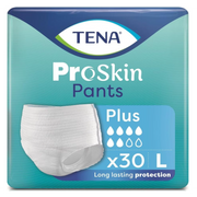 TENA Pants Plus, Grösse L, 6 Tropfen, Taille 100-135cm (30 Stk)