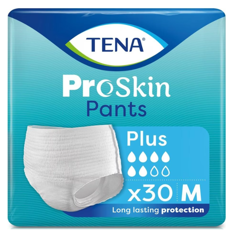 TENA Pants Plus, Grösse M, 6 Tropfen, Taille 80-110cm (30 Stk)
