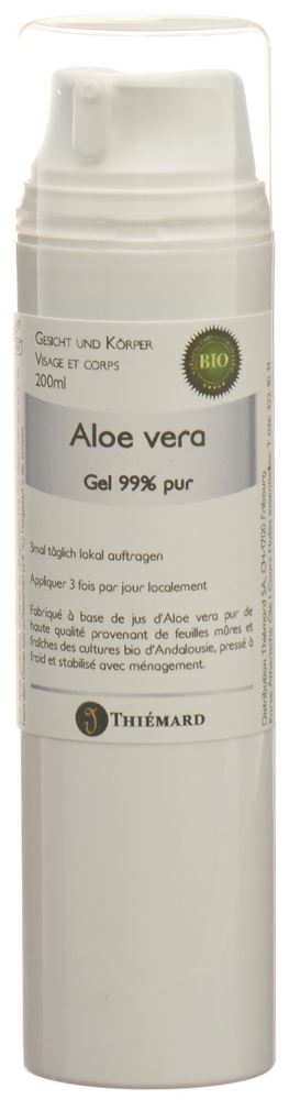 Thiémard Gel d'aloe vera 99% Peau pure Bio (200ml)