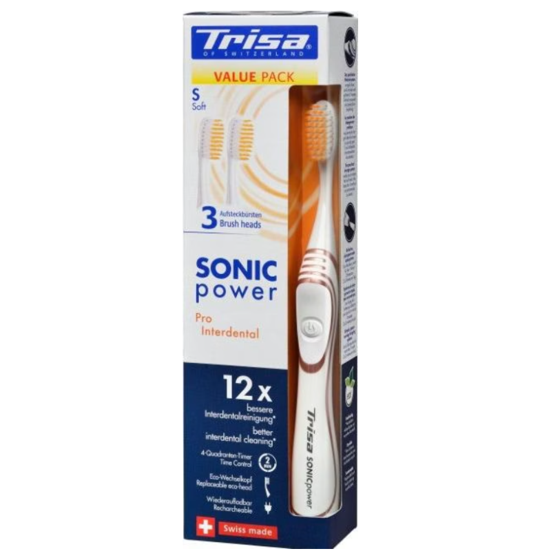 Trisa SonicPower Interdental soft Pro, elektrische Zahnbürste (1 Stk)