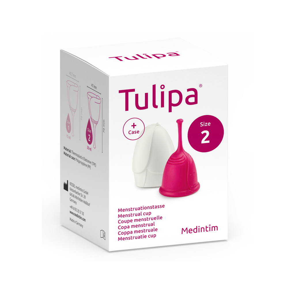 Tulipa Menstruationstasse, Grösse 2, 20ml (1 Stk)