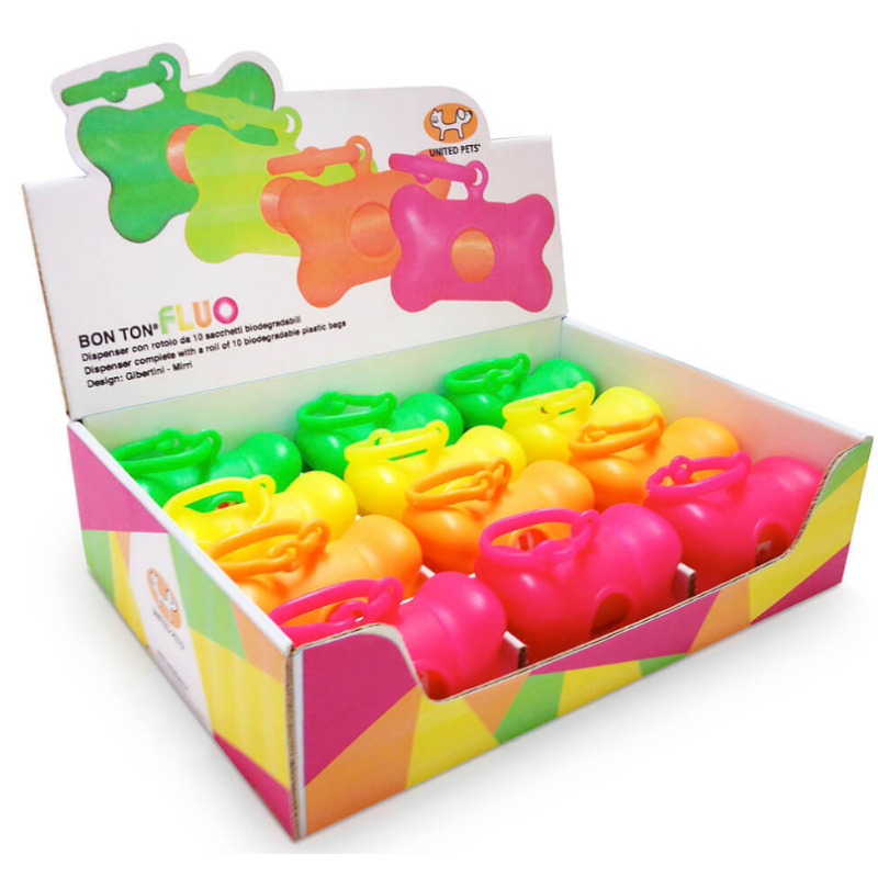 United Pets Bon Ton Fluo Toilettenzubehör für Hunde (12-teilig)
