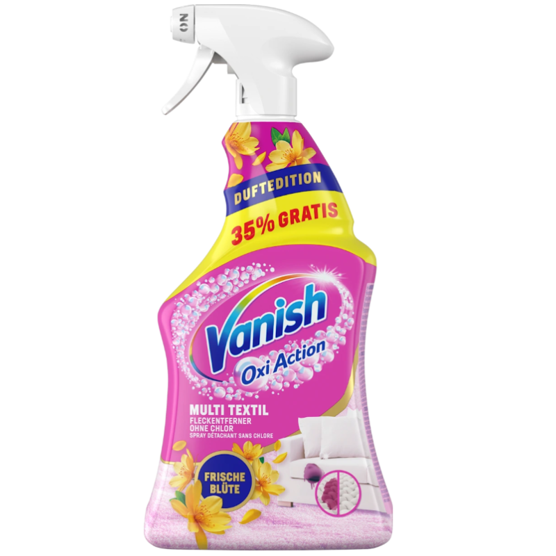 Vanish Oxi Action Fleckenentferner Spray Multi-Textil Frische Blüte (900ml)