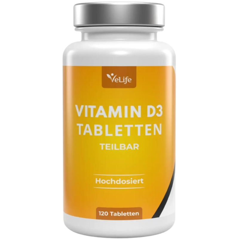VeLife Vitamin D3 Tabletten teilbar (120 Stk)