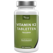 VeLife Vitamin K2 Tabletten teilbar (120 Stk)