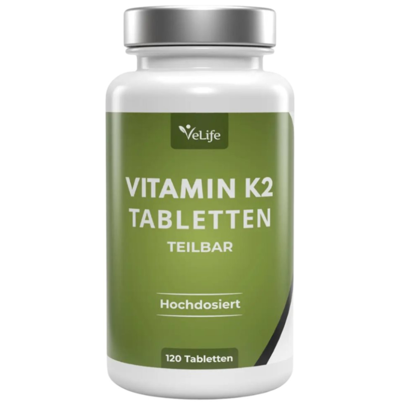 VeLife Vitamin K2 Tabletten teilbar (120 Stk)
