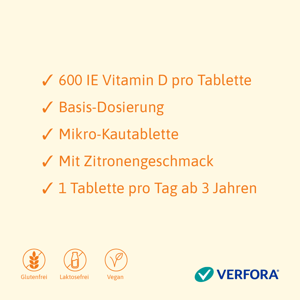 VERACTIV Vitamin D3 Wild Kautabletten 600 IE (90 Stk)