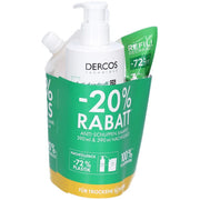 VICHY Dercos Anti-Schuppen Shampoo trockenes Haar Nachfüllung (2 x 390ml)