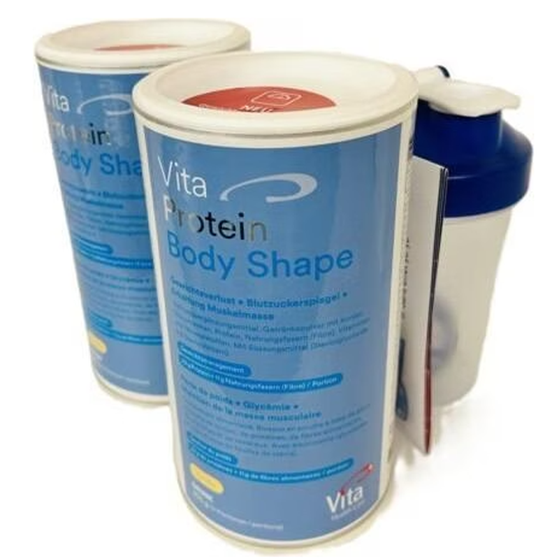 Vita Protein Body Shape Pulver, plus Shaker (2x495g)