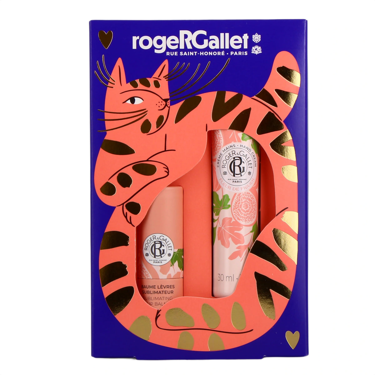 ROGER & GALLET Fleur de Figuier Geschenkset Handcreme 30ml und Lippenbalsam (1 Set)