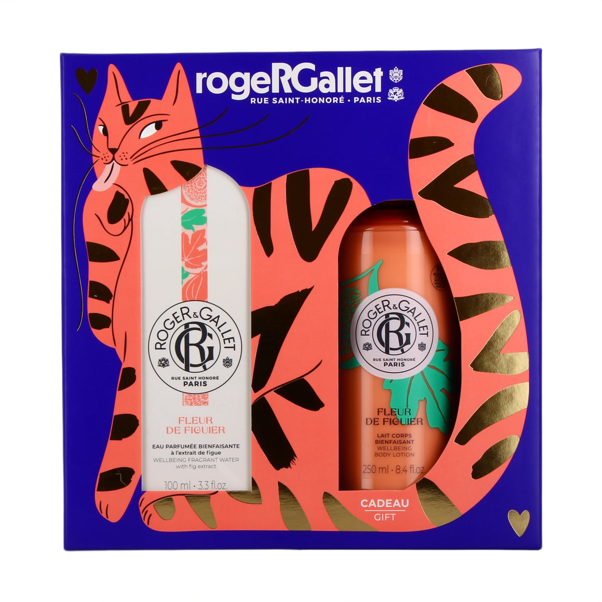 ROGER & GALLET Fleur de Figuier Set Regalo Eau Parfumée 100ml e Latte Corpo 250ml (1 Set)