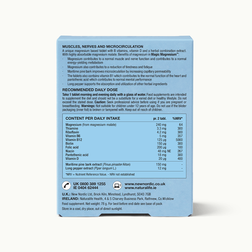 NEW NORDIC Magic Magnesium Malate Tabletten (60 Stk)
