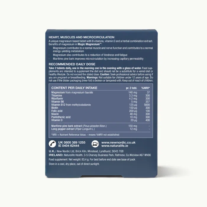 NEW NORDIC Magic Magnesium Taurate Tabletten (60 Stk)