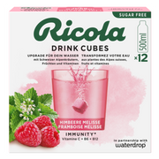 waterdrop x Ricola Drink Cubes Himbeer Melisse (12 Stk)