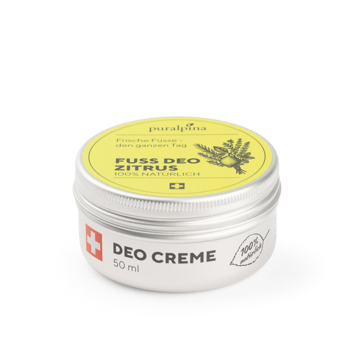 puralpina Fuss Deo Creme Zitrus (50ml)