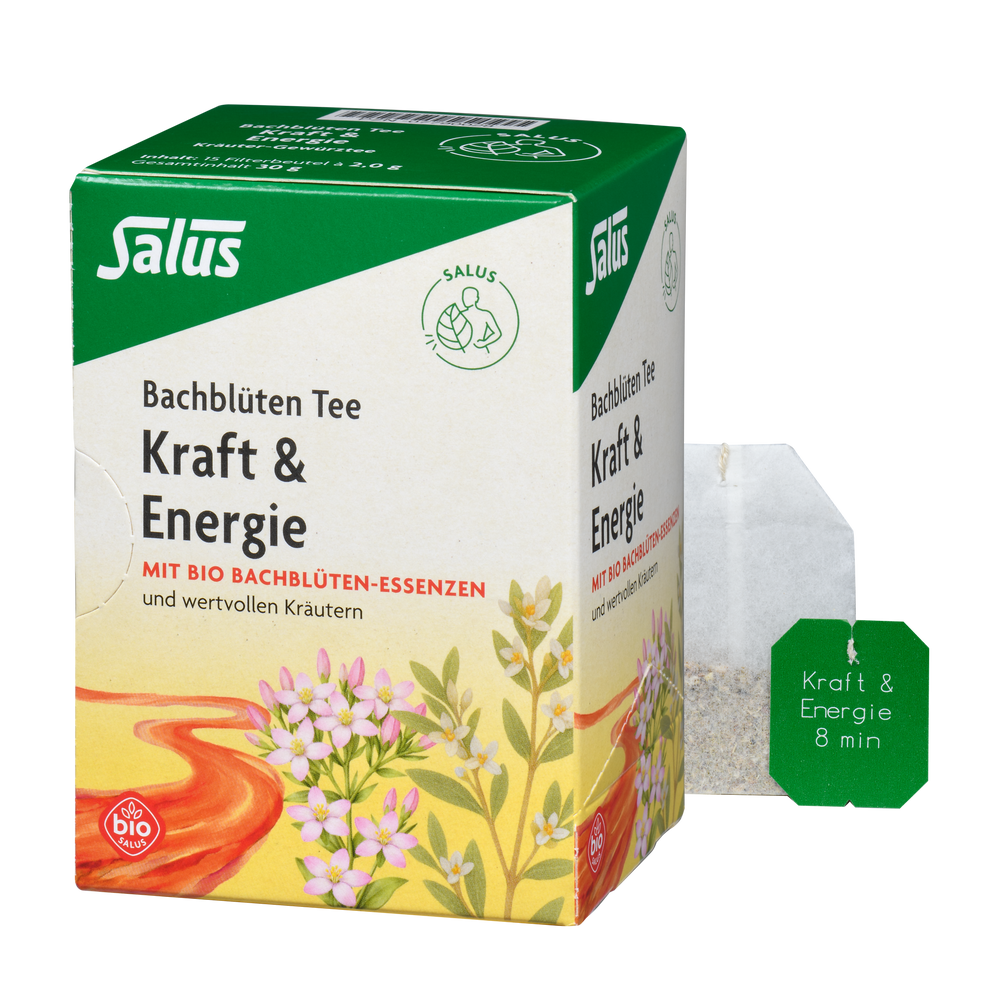 Salus Bachblüten Tee Kraft & Energie Bio (15 Stk)