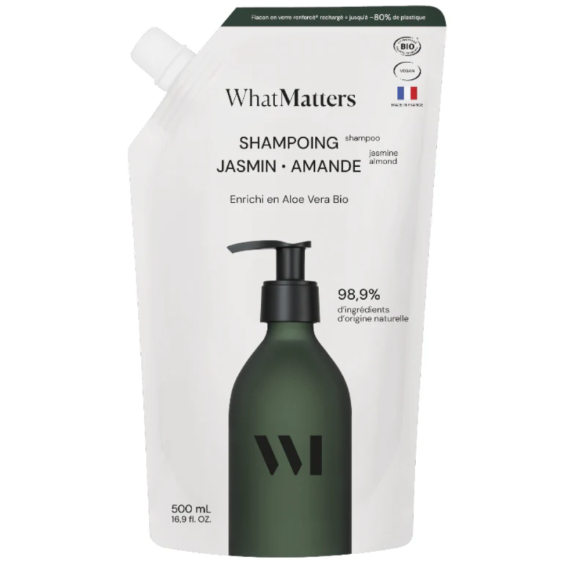 What Matters Jasmin-Mandel-Shampoo Eco-Nachfüllpackung (500ml)