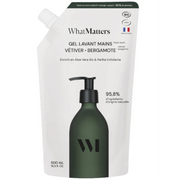 What Matters Vetiver-Bergamotte Peeling-Handwaschgel Eco-Nachfüllpackung (500ml)