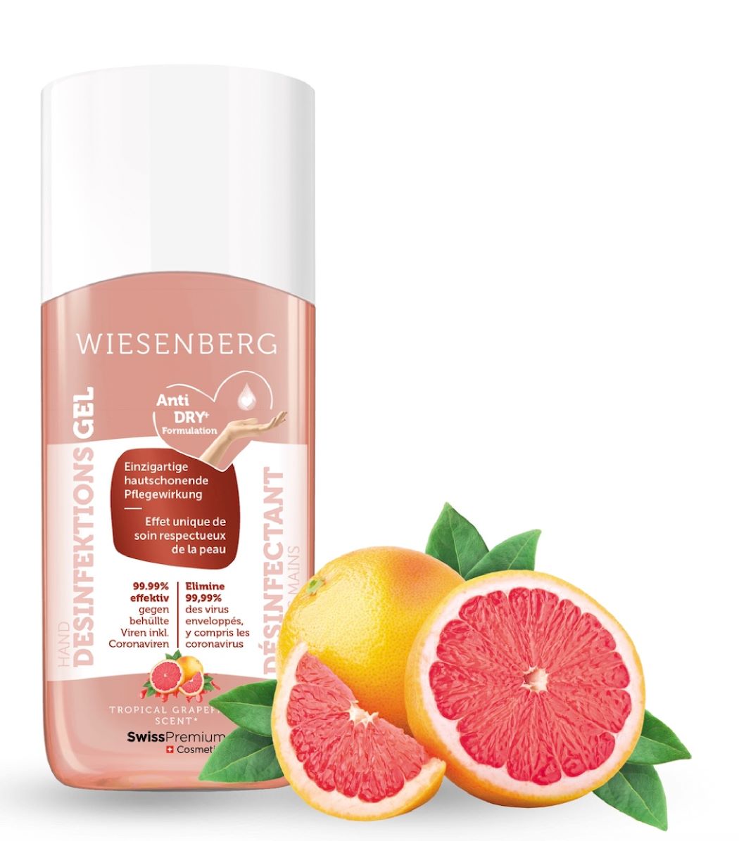 Wiesenberg Hand-Desinfektionsgel Tropical Grapefruit (500ml)