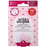 Wild Stripes Blasenpflaster Set Pastel Bloom, zwei Grössen (6-teilig)