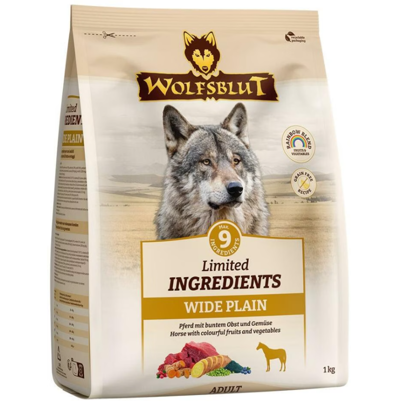 Wolfsblut Limited Ingredients Adult Wide Plain (1kg)