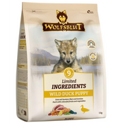 Wolfsblut Limited Ingredients Puppy Wild Duck, Trockenfutter für Hunde (1kg)
