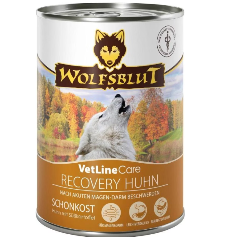 Wolfsblut VetLine Recovery Huhn, Nassfutter für Hunde (6x395g)