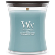 WoodWick Cedarwood & Ocean Moss Duftkerze (275g)