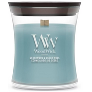 WoodWick Cedarwood & Ocean Moss Duftkerze (85g)