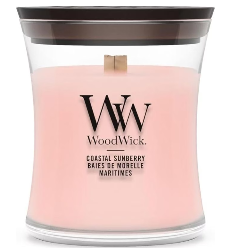 WoodWick Coastal Sunberry Duftkerze (85g)